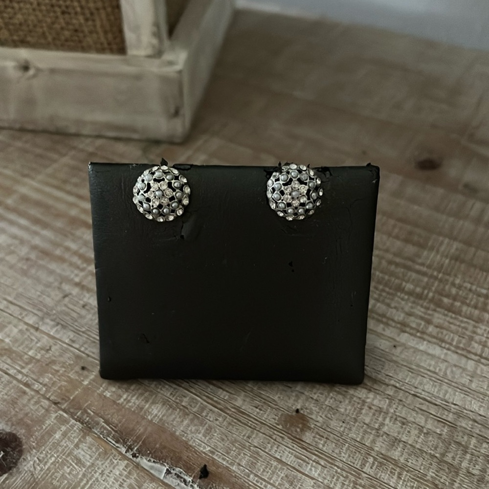 3/$12 Silver and blue post earrings.